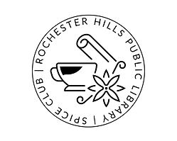 RHPL Spice Club logo, a stylized star anise and cinnamon stick surrounding a mortar.