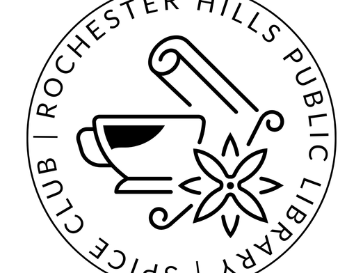 RHPL Spice Club logo, a stylized start anise and cinnamon stick surrounding a mortar