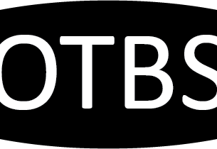 OTBS logo, the letters O, T, B, S in white on a black oval.