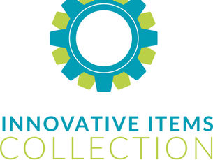 An interlocking gear, RHPL's Innovative Items Collection logo