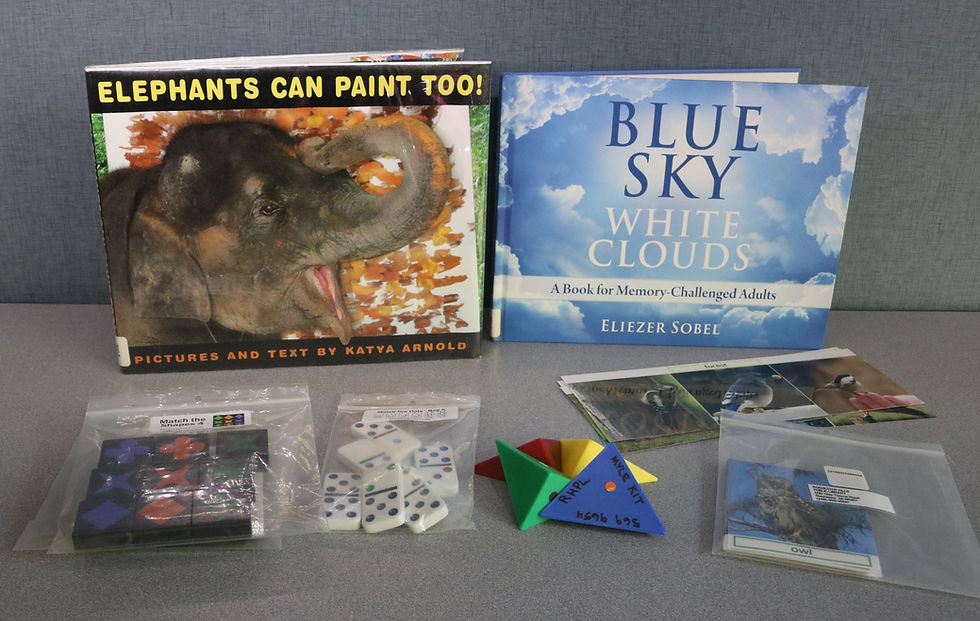 Items from the Individual Dementia kit
