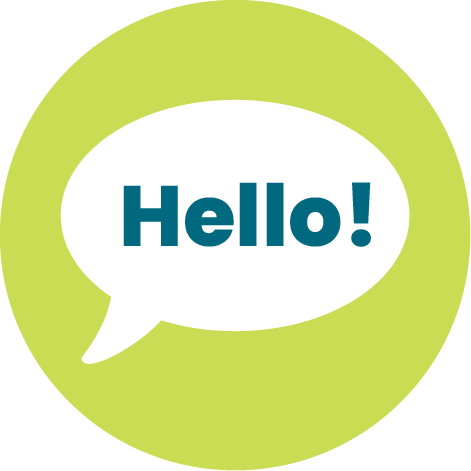 An icon reads "hello!"